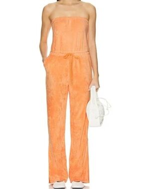 Beyond Yoga x Revolve Tropez Jumpsuit in Orange Dream Terrycloth, Size S